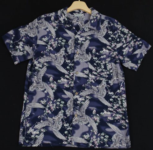 앙꼬-실크 하와이안 남방셔츠